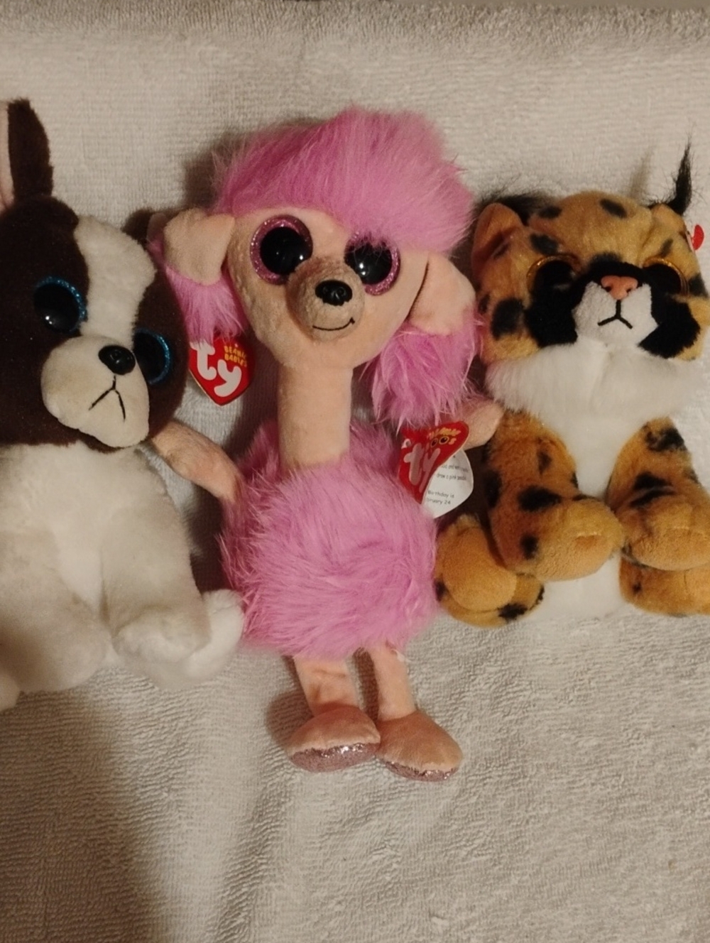 Lot Of 3 Beanie Boos-Camilla-Portia-Larry